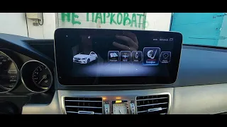 w212 Mercedes Android проблема не показывает штатное меню.