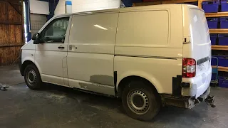 VW Transporter T5 Van Project Body Repairs PT 2