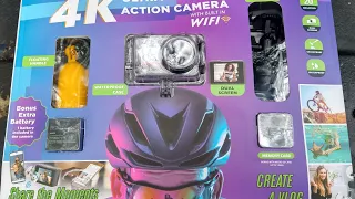 4k Vivitar Action Camera unboxing