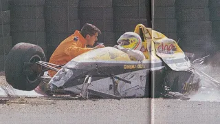 Giovanni Bonanno Heavy Crash Vallelunga F3000 1991 (+ Photos and Aftermath)