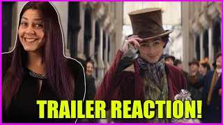 Wonka Official Trailer Reaction: IT LOOKS SO FUNNY & EMOTIONAL!
