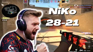 【NiKo POV】28Kills w/emi (mirage) | FACEIT Ranked | Sep 18, 2023