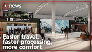 First virtual look at Auckland Airport's new domestic jet terminal | 1News