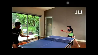 Lily Zhang multi ball training
