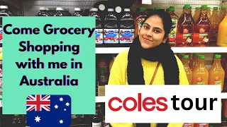 Grocery Shopping Australia| Australian Supermarket tour| how to shop in Australian Supermarket