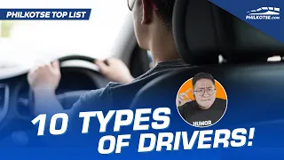 10 Driver Types You'll Encounter on the Road | Philkotse Top List (w/ English Subtitles)