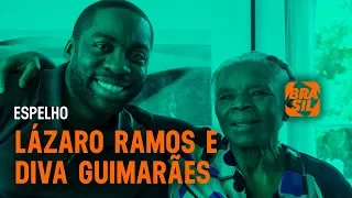 Lázaro Ramos e Diva Guimarães l Espelho