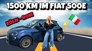Mega Roadtrip! Köln | Lugano | Rom im Elektroauto Fiat 500 E nach Italien #italy #emobility