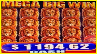 **MEGA HUGE WINS!!!** INSANE PROFIT!!! King of Africa WMS Slot Machine Bonus Wins