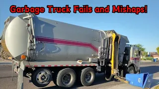 Garbage Truck Fails And Mishaps