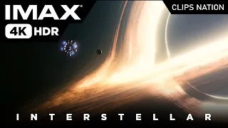 Interstellar - Into the Black Hole | Gargantua Scene [4K, HDR, IMAX]