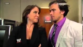 WWE RAW - Stephanie McMahon & Brad Maddox Backstage