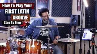 Play Your First Latin Groove 💃🏻  - Step By Step! (Practice Aid Video)