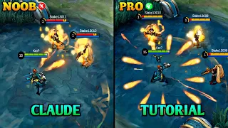 CLAUDE TUTORIAL 2023 | MASTER CLAUDE IN JUST 17 MINUTES | BUILD, COMBO AND MORE | MLBB