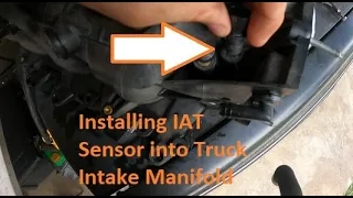 Intake Air Temp Sensor Install on 5.3 Truck Intake Manifold