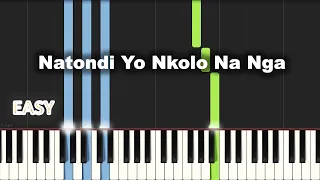 Natondi Yo Nkolo Na Nga | EASY PIANO TUTORIAL BY Extreme Midi