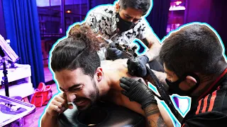 ME TATUARON ENTRE DOS HERMANOS! ¿Qué tanto duele?