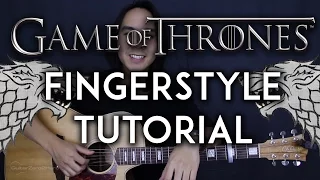 Game Of Thrones Theme Song Fingerstyle Guitar Video Tutorial Lesson + Cover |Tabs + Chords|