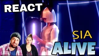 REAGINDO: SIA ALIVE (LIVE REACT)