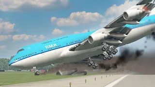 The Pilots Got Fired After They Lost Control Of Boeing 747 With Fire Engine | X-Plane 11