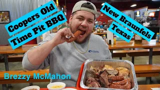 Coopers Old Time Pit Bar-B-Que , Best BBQ in New Braunfels Texas ? | Breezy McMahon |