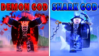 Beating Blox Fruits and Obtaining the new Sanguine Art & Shark Achor!