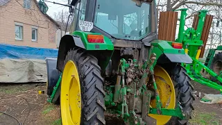 Вузька резина з дисками (сівба, обприскування, прополка) на John Deere 6610 💪