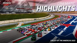 Cinematic Highlights l Fanatec GT World Challenge America powered by AWS - COTA 2023