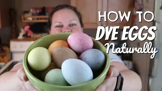 How to Dye Easter Eggs Naturally || Veggie Dyes