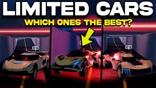 The Top 5 Best LIMITED VEHICLES FOR TRADING (Roblox Jailbreak)