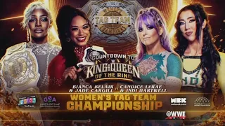 Jade Cargill & Bianca Belair vs Candice & Indi Hartwell King & Queen of the Ring 2024 Full Match