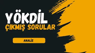 2022 İlkbahar Yökdil Detaylı Soru Çözümleri 1-5. sorular