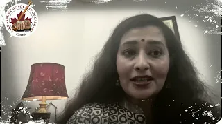 A message from Hong Kong SONALI CHAUDHURI of Reshma Pandit's Performance. ICMF 2018 @sarbakaltvcentre