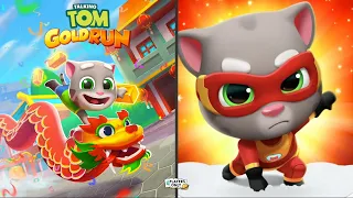 Talking Tom Gold Ru‪n 🐱SPECIAL EVENT:Fortune Festival Vs Talking Tom Hero Dash!