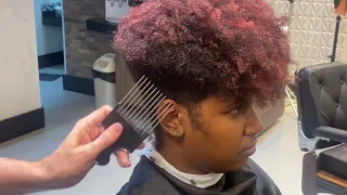 How to cut afro hair, what is the best way to cut giant curly hair