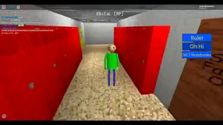 BALDI'S BASICS 2D MORPH ROLEPLAY - Play as Baldi 2018