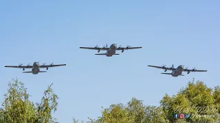 The Final Flight Of The Raf C130 Hercules!/a Tour Of Britain After 56 Years Of Service! (4k)