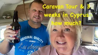 CYPRUS 3 week holiday COST YOU wont BELIEVE this PRICE!! plus a tour of our SWIFT CARAVAN