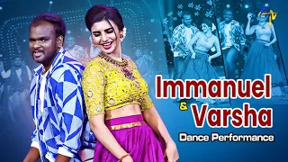 Immanual & Varsha Dance Performance | Sridevi Drama Company | Indraja, Sudheer, Hyper Aadi