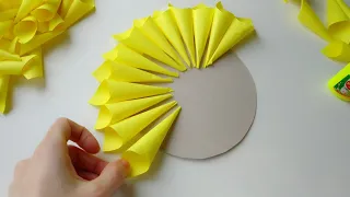 Paper crafts wall hanging | Room decor ideas | Объемный 3Д цветок из бумаги | Поделки из бумаги