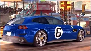 Ferrari LUSSO vs Bugatti Chiron V12 AWD SLEEPER! Online Drag Race | SLAPTrain