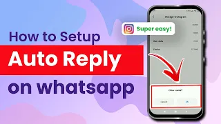 How to set up auto reply on WhatsApp 2024 | Initial Solution