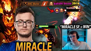 MIRACLE Shadow Fiend MID meets INVOKER Master and SOLO him STREAM