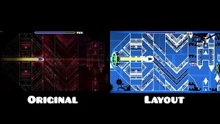 "Abyss of Darkness" Original vs Layout | Geometry Dash Comparison