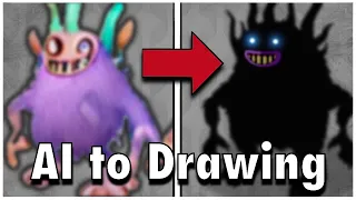 Drawing AI-Generated Monsters! 🤖✏️ | My Singing Monsters