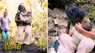 Mga lola at mga babae, bumababa ng bundok para makasalok ng tubig | Kapuso Mo, Jessica Soho