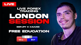 🔴 LIVE FOREX TRADING GBPJPY & GOLD | PMI NEWS - TUESDAY APRIL 23