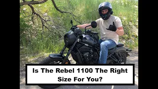 Is The Rebel 1100 The Right Size For You? (Man and Woman Comparison)