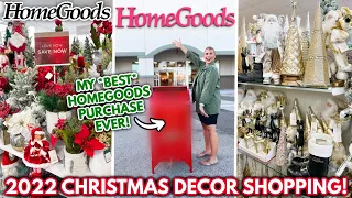 *MY BEST PURCHASE EVER* HOMEGOODS CHRISTMAS DECOR SHOPPING SPREE 2022 🎄