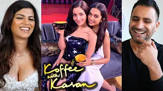 KOFFEE WITH KARAN : DEEPIKA PADUKONE & ALIA BHATT - RAPID FIRE ROUND - REACTION!!